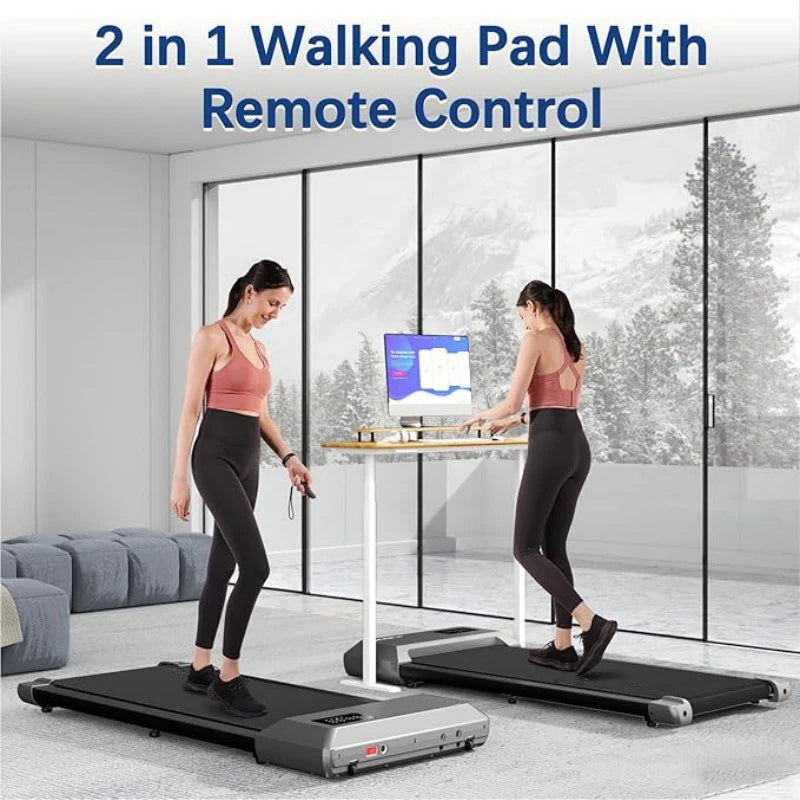 HomeWalk – Mehr Bewegung, weniger Ausreden 💥 Das 2-in-1 Laufband fürs Fitness-Training zuhause! - 300lbs Treadmill for Home 2.5HP Treadmills Walking Pad LCD Digital Data Display