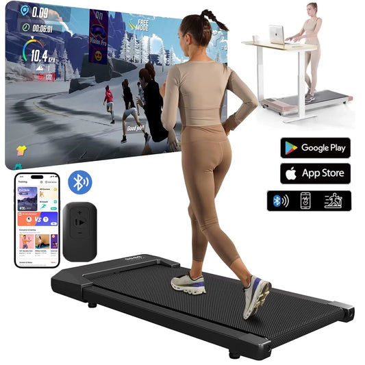HomeWalk – Mehr Bewegung, weniger Ausreden 💥 Das 2-in-1 Laufband fürs Fitness-Training zuhause! - 300lbs Treadmill for Home 2.5HP Treadmills Walking Pad LCD Digital Data Display