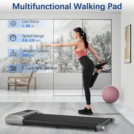 HomeWalk – Mehr Bewegung, weniger Ausreden 💥 Das 2-in-1 Laufband fürs Fitness-Training zuhause! - 300lbs Treadmill for Home 2.5HP Treadmills Walking Pad LCD Digital Data Display